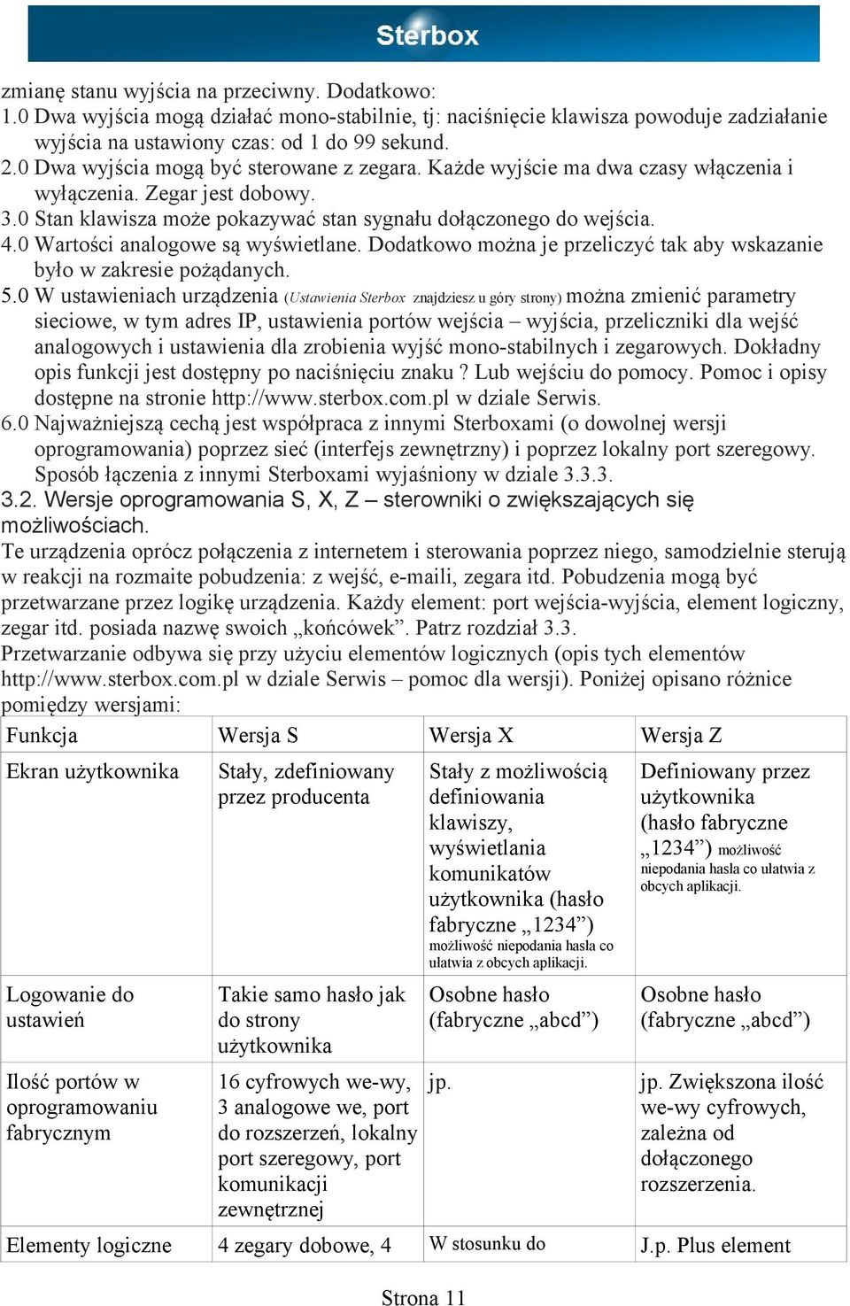 0 Wartości analogowe są wyświetlane. Dodatkowo można je przeliczyć tak aby wskazanie było w zakresie pożądanych. 5.