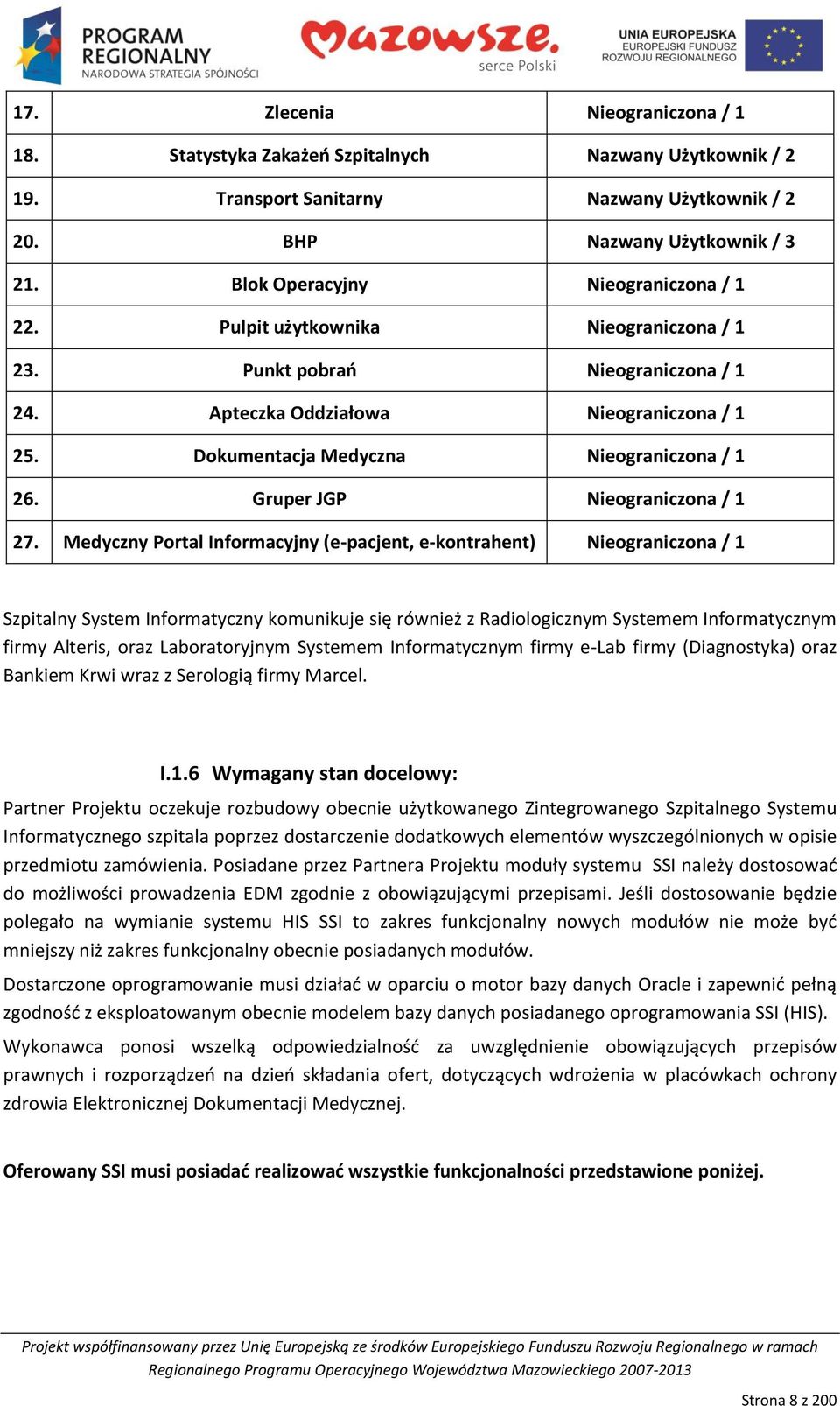 Dokumentacja Medyczna Nieograniczona / 1 26. Gruper JGP Nieograniczona / 1 27.