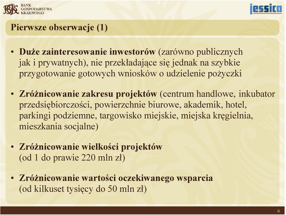 przedsiębiorczości, powierzchnie biurowe, akademik, hotel, parkingi podziemne, targowisko miejskie, miejska kręgielnia, mieszkania