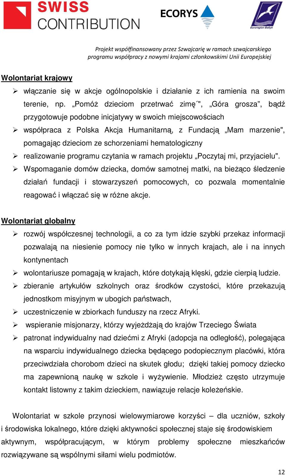 schorzeniami hematologiczny realizowanie programu czytania w ramach projektu Poczytaj mi, przyjacielu".