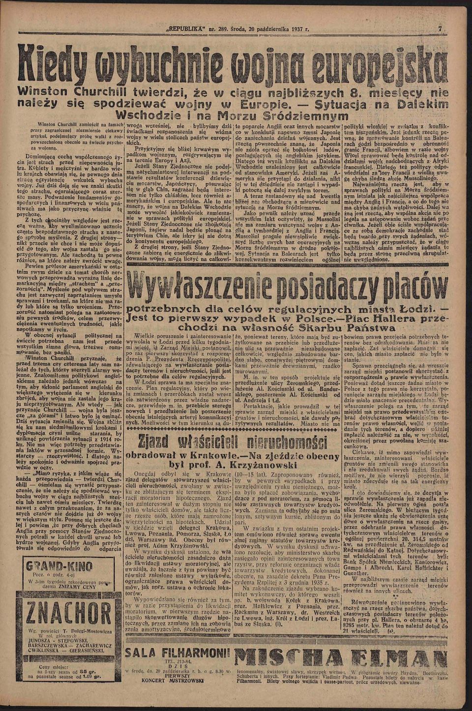 Jest jednak rzeczą pewną, że sprawowanie kontrcli na Balea artykuł, podejmulqcy próbę walki z roz- wojny w wielu stolicach państw europcj- j do zaniechania działań wojennych.