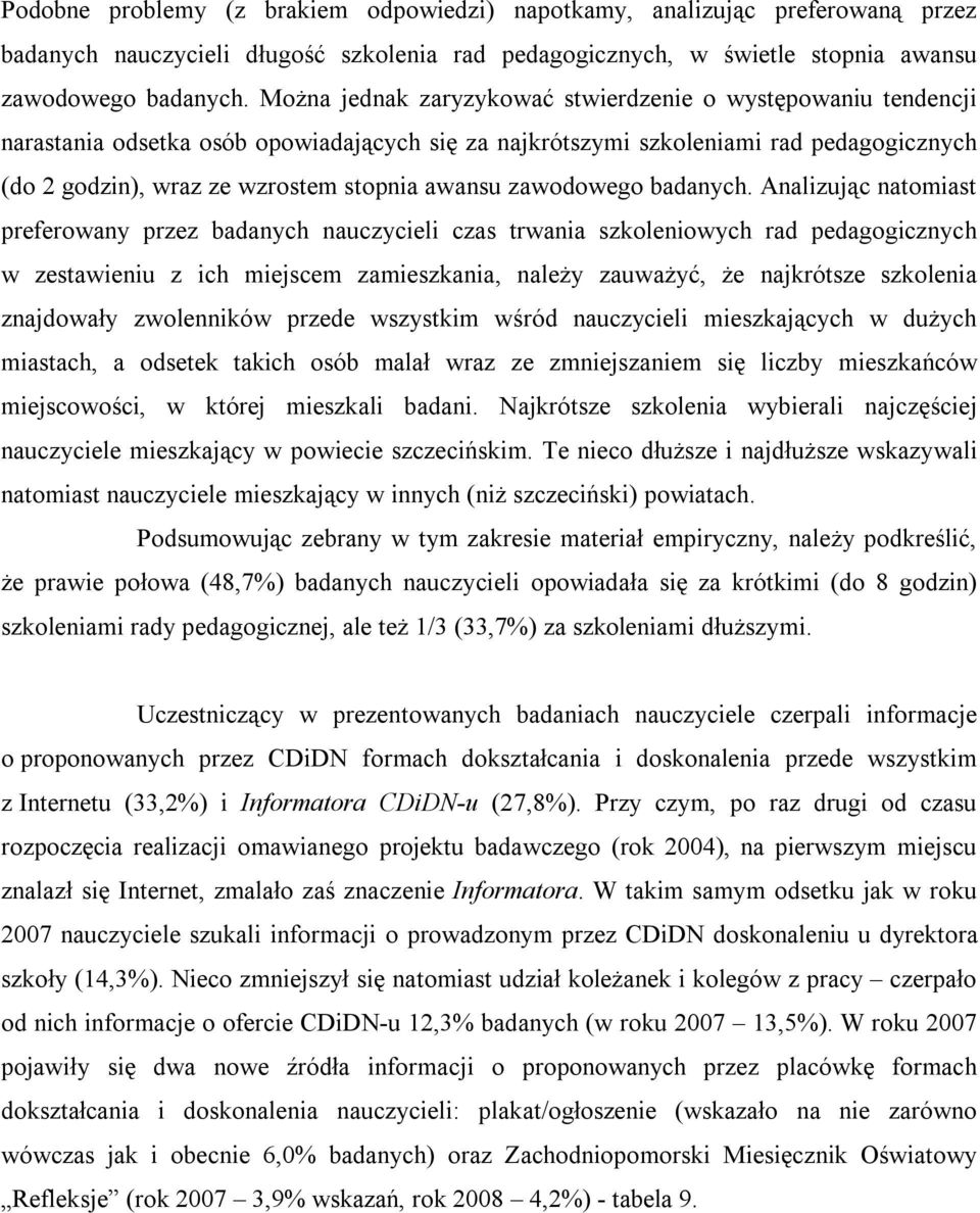 zawodowego badanych.
