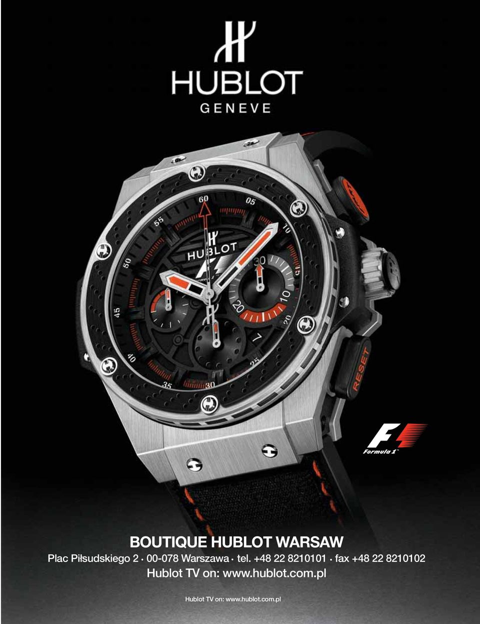 +48 22 8210101 fax +48 22 8210102 Hublot