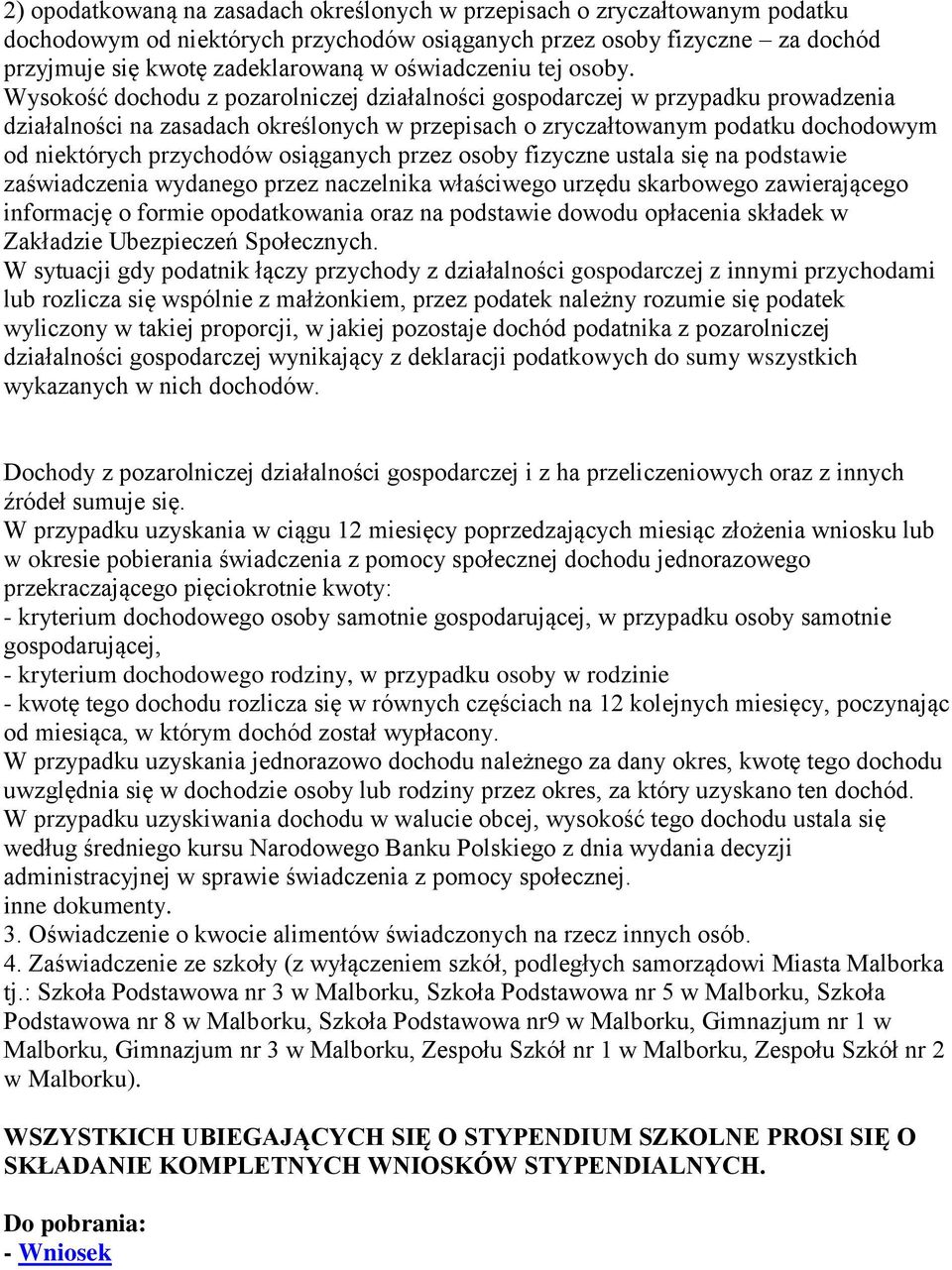 Wysokość dochodu z pozarolniczej działalności gospodarczej w przypadku prowadzenia działalności na zasadach określonych w przepisach o zryczałtowanym podatku dochodowym od niektórych przychodów