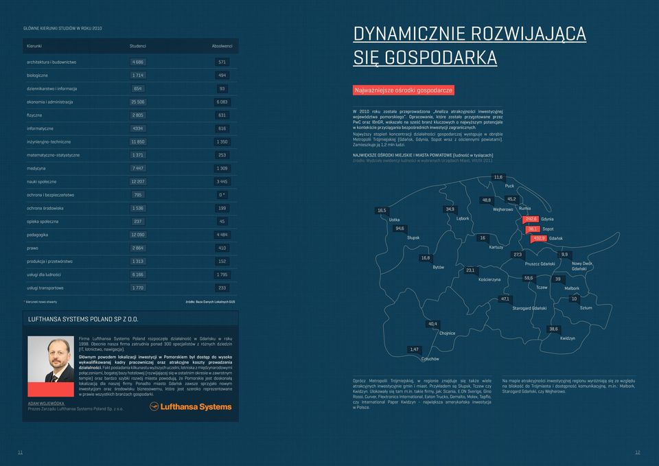 atrakcyjności inwestycyjnej województwa pomorskiego.