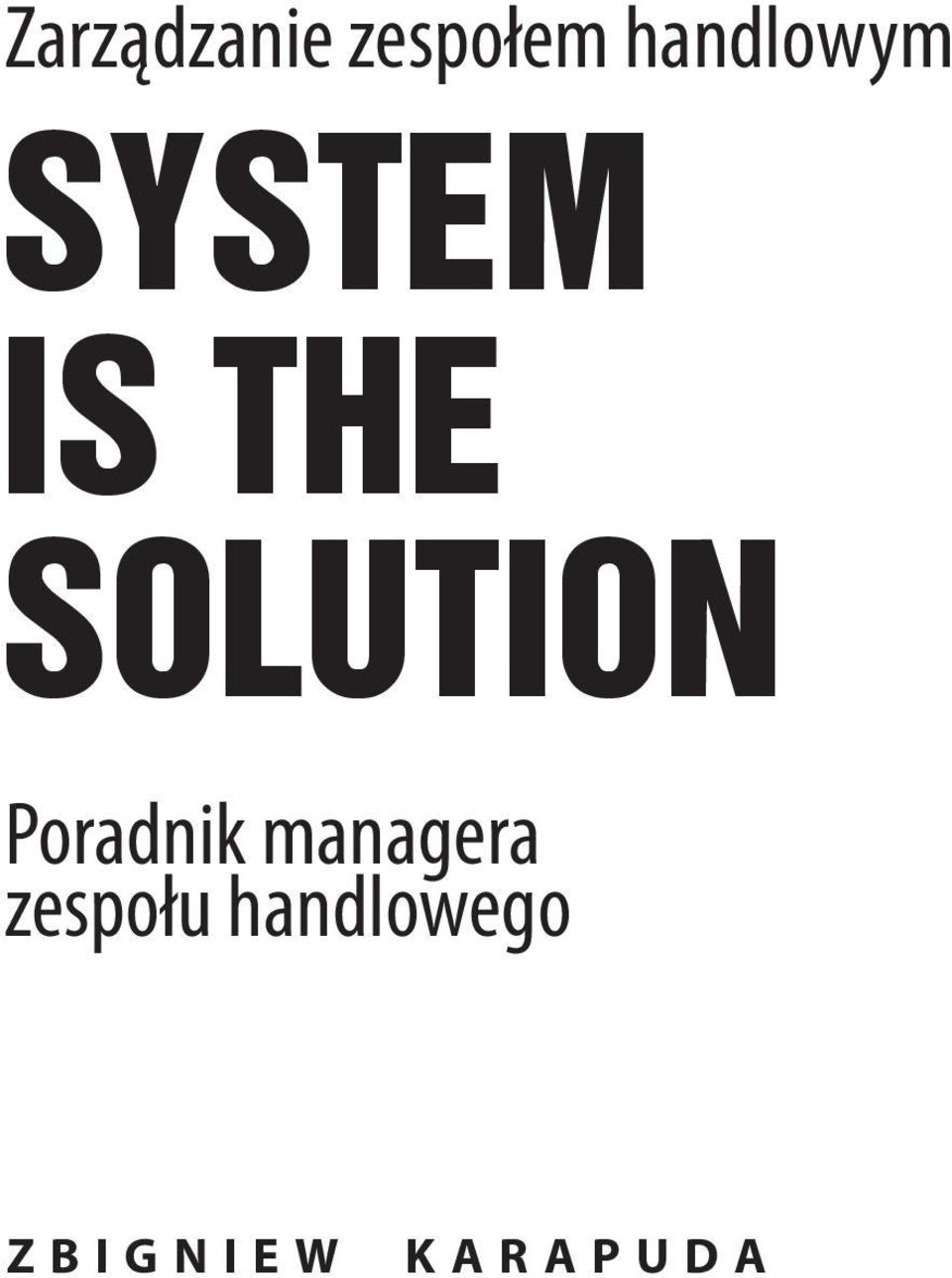 SOLUTION Poradnik managera