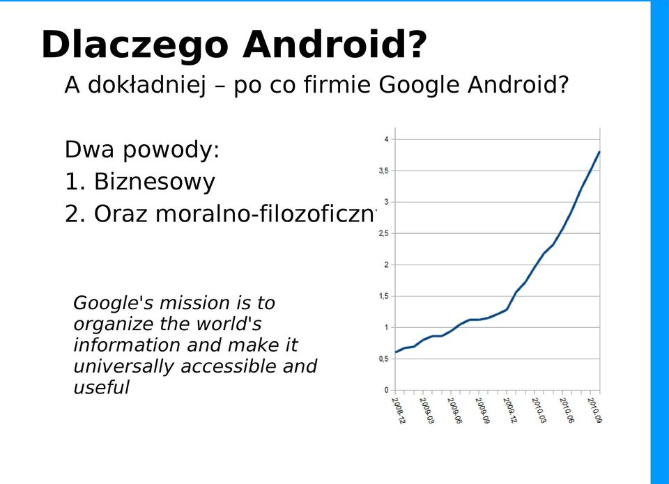 Dwa powody: 1. Biznesowy 2.