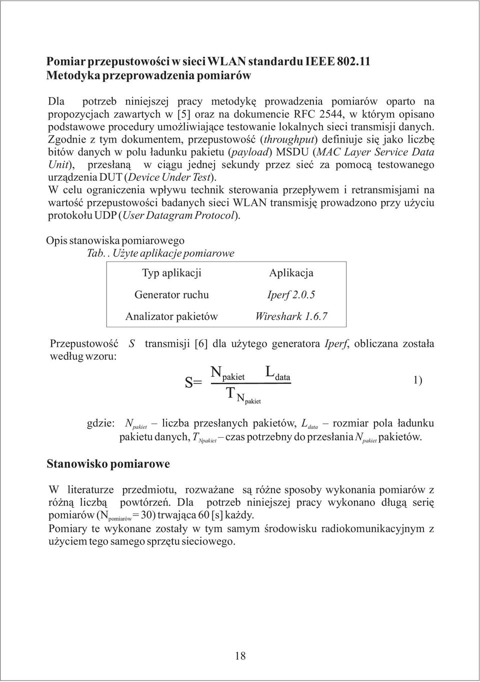 procedury umo liwiaj¹ce testowanie lokalnych sieci transmisji danych.