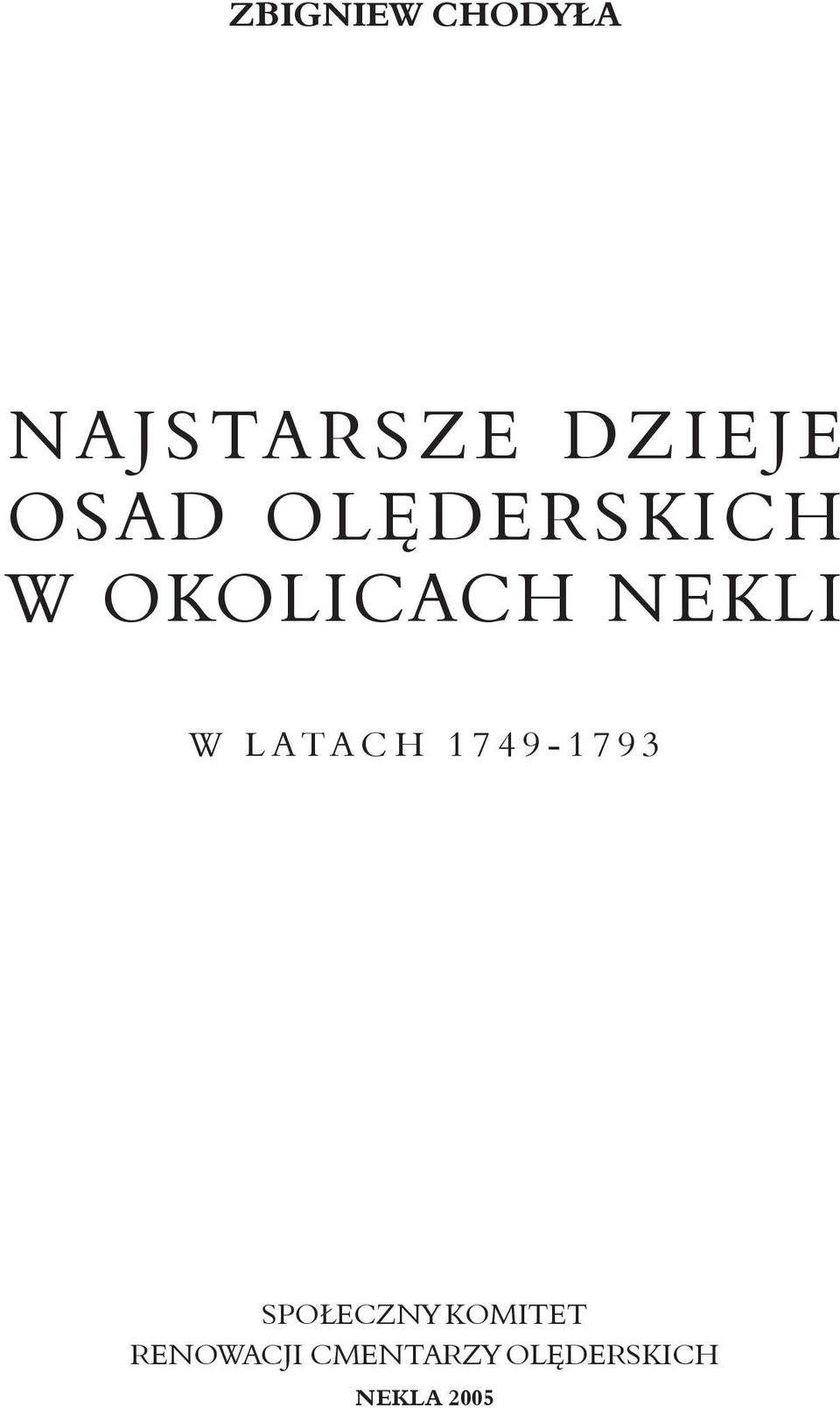 LATACH 1749-1793 SPO ECZNY KOMITET