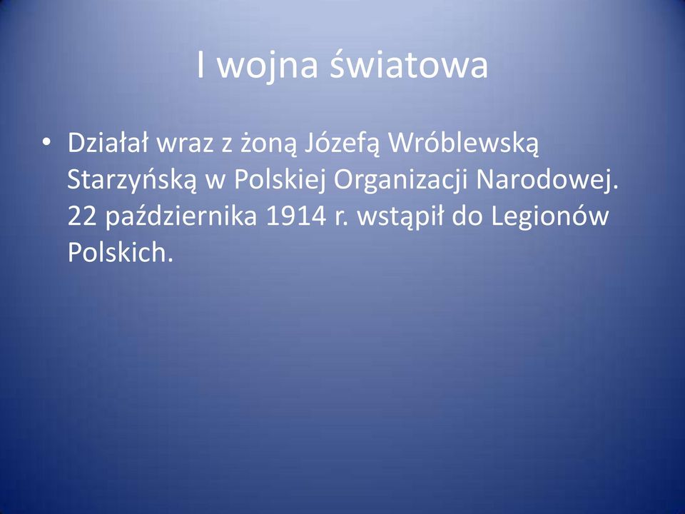 Polskiej Organizacji Narodowej.