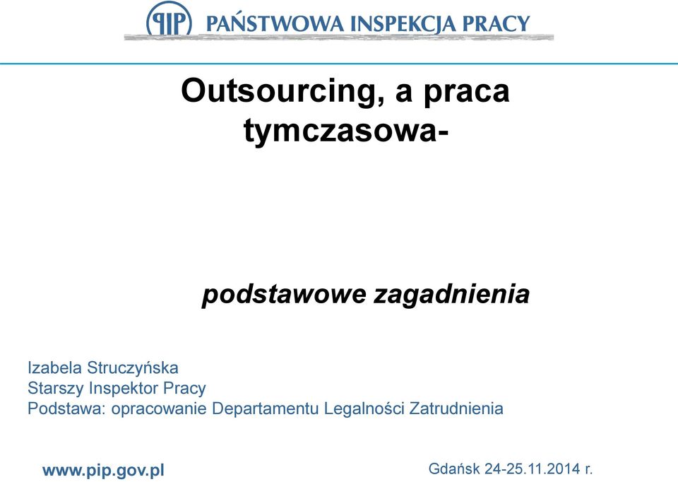 Inspektor Pracy Podstawa: opracowanie