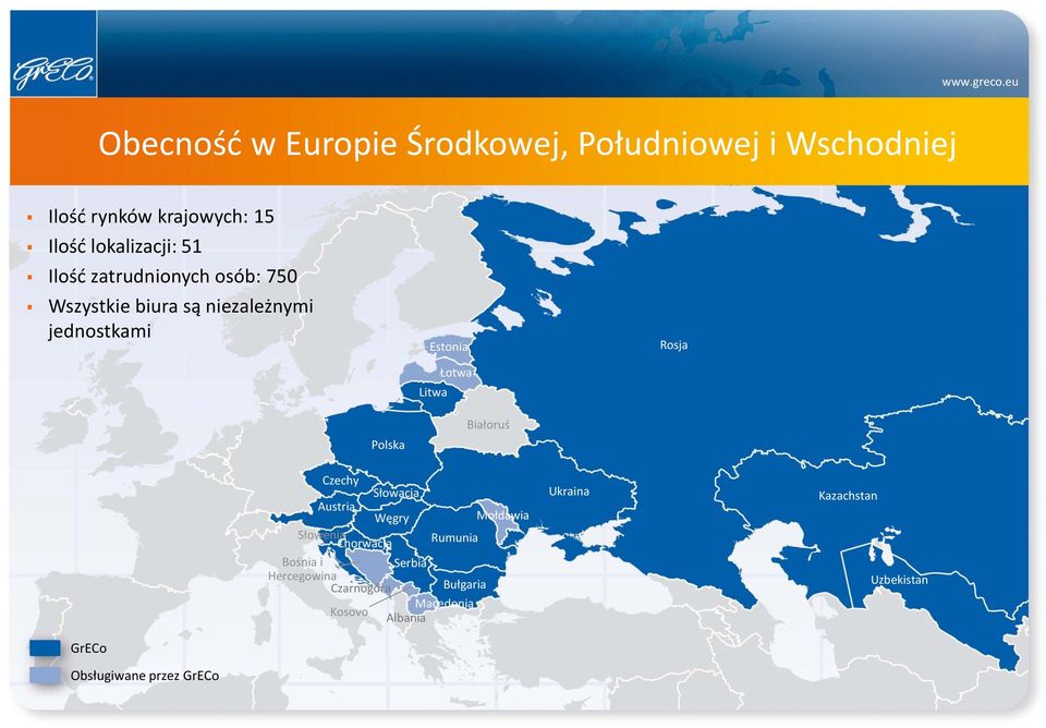 Polska Białoruś Czechy Słowacja Austria Węgry Mołdawia Słowenia Chorwacja Rumunia Bośnia i Serbia