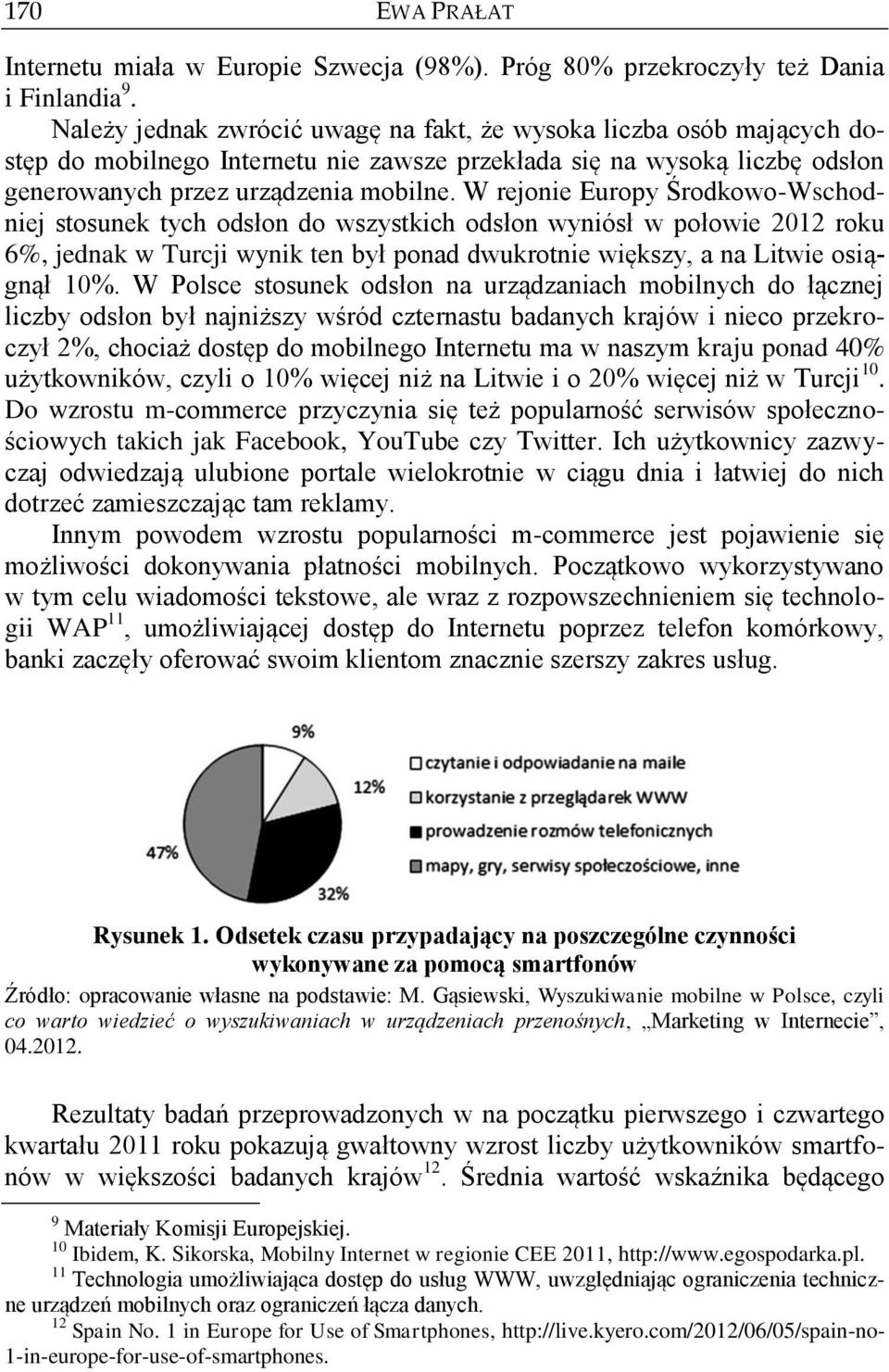 W rejonie Europy Środkowo-Wschodniej stosunek tych odsłon do wszystkich odsłon wyniósł w połowie 2012 roku 6%, jednak w Turcji wynik ten był ponad dwukrotnie większy, a na Litwie osiągnął 10%.