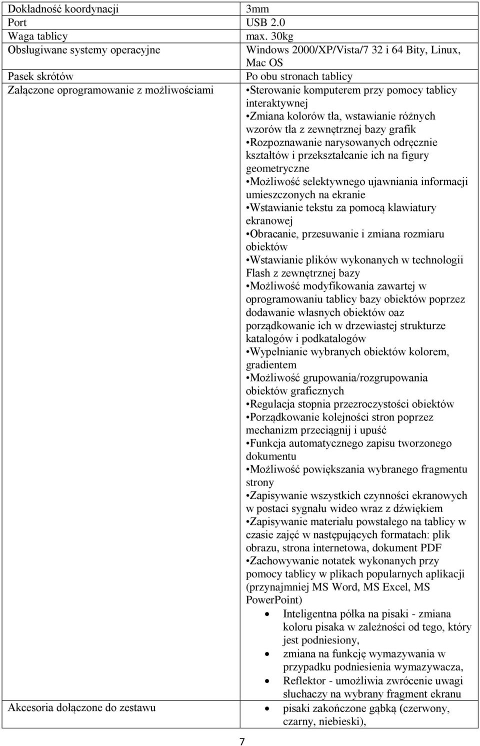 pomocy tablicy interaktywnej Zmiana kolorów tła, wstawianie różnych wzorów tła z zewnętrznej bazy grafik Rozpoznawanie narysowanych odręcznie kształtów i przekształcanie ich na figury geometryczne