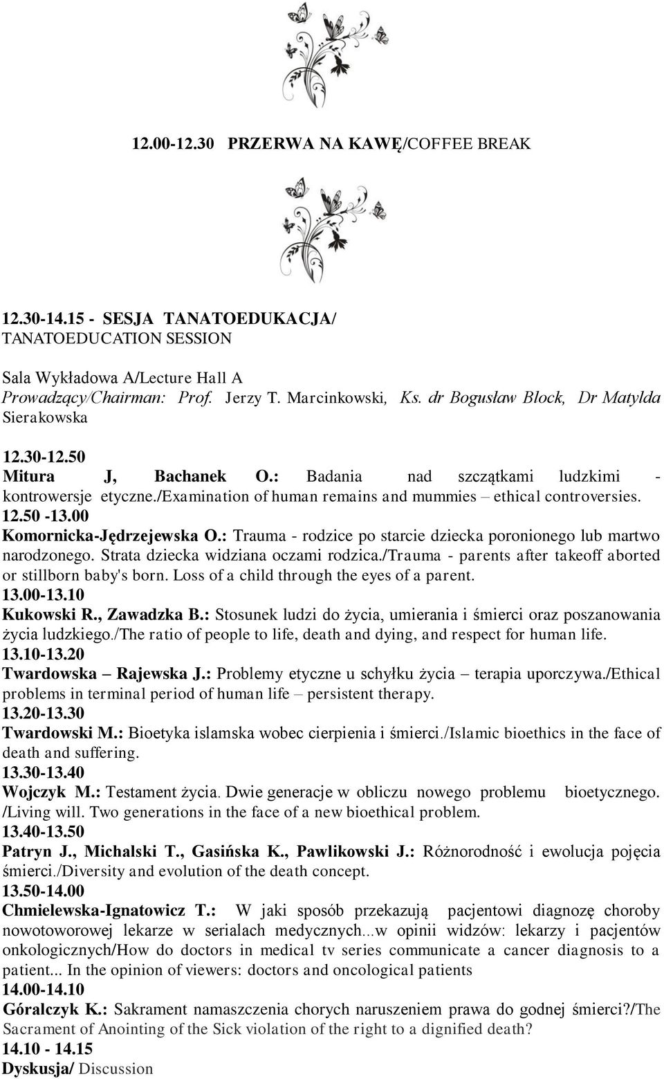 00 Komornicka-Jędrzejewska O.: Trauma - rodzice po starcie dziecka poronionego lub martwo narodzonego. Strata dziecka widziana oczami rodzica.