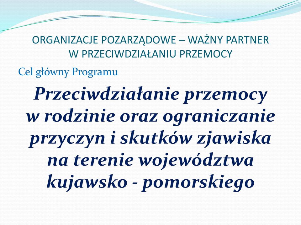 ograniczanie przyczyn i skutków