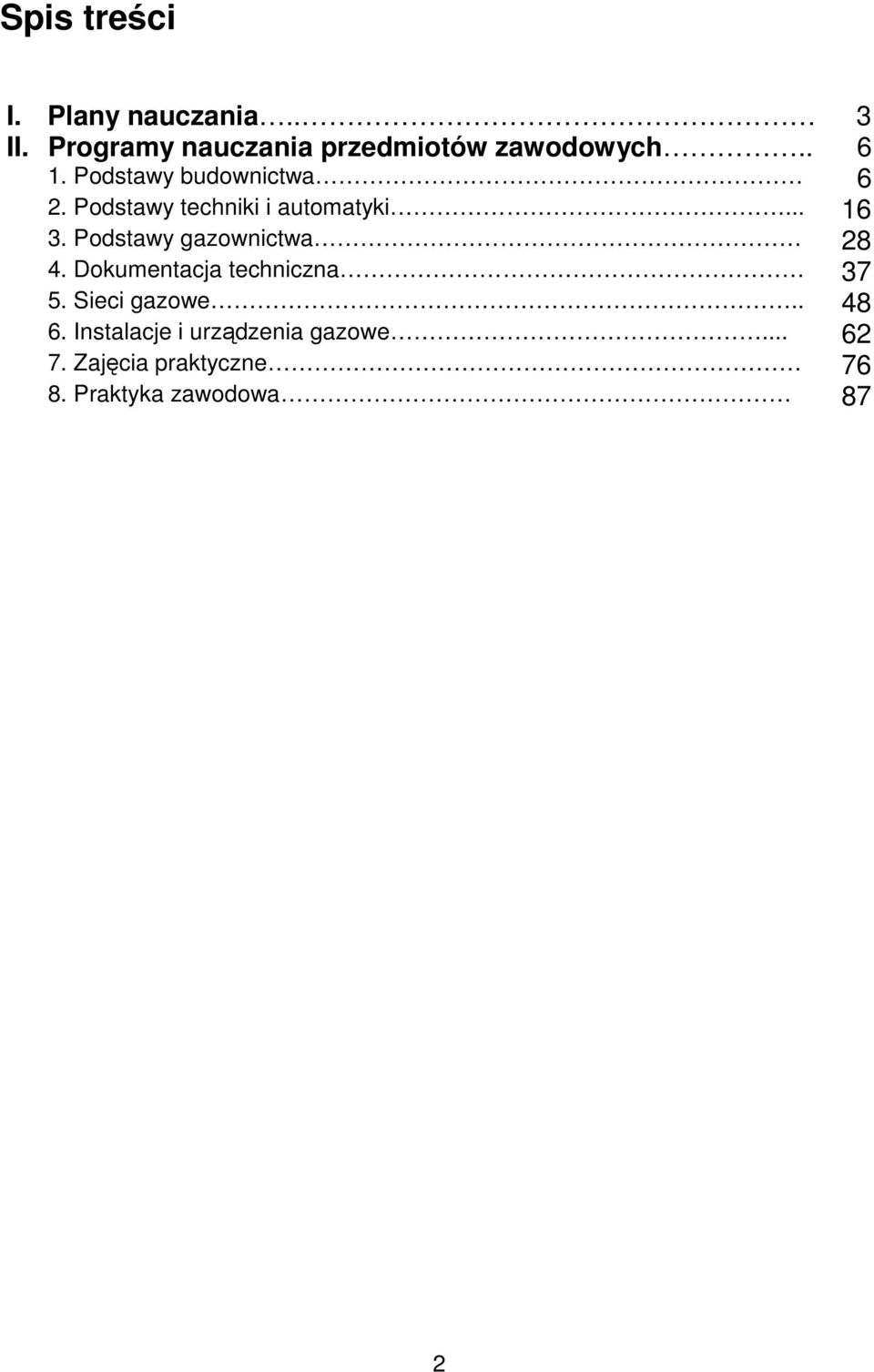 Podstawy techniki i automatyki... 16 3. Podstawy gazownictwa 28 4.