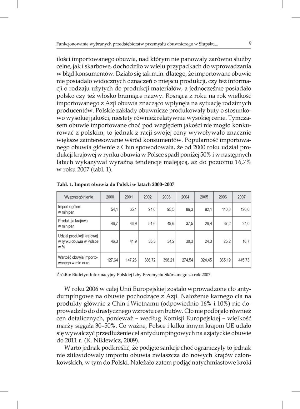 dlatego, że importowane obuwie nie posiadało widocznych oznaczeń o miejscu produkcji, czy też informacji o rodzaju użytych do produkcji materiałów, a jednocześnie posiadało polsko czy też włosko