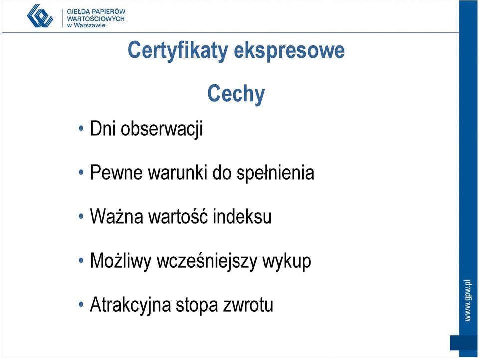 spełnienia WaŜna wartość indeksu