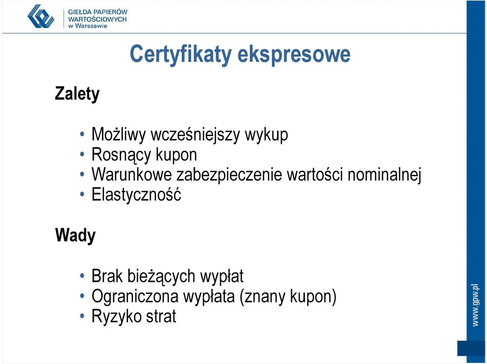 zabezpieczenie wartości nominalnej Elastyczność