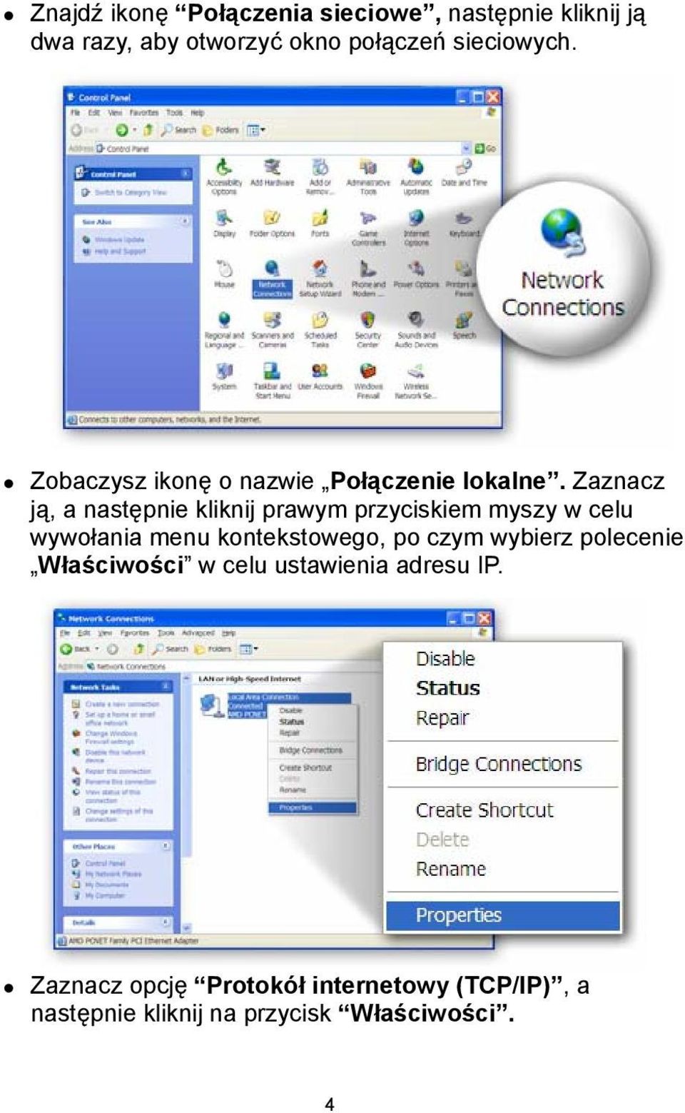 Zaznacz ją, a następnie kliknij prawym przyciskiem myszy w celu wywołania menu kontekstowego, po