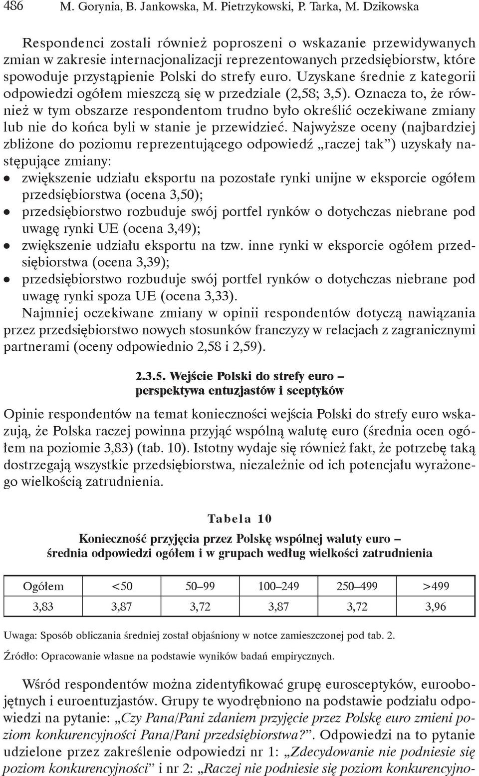 Uzyskane średnie z kategorii odpowiedzi ogółem mieszczą się w przedziale (2,58; 3,5).