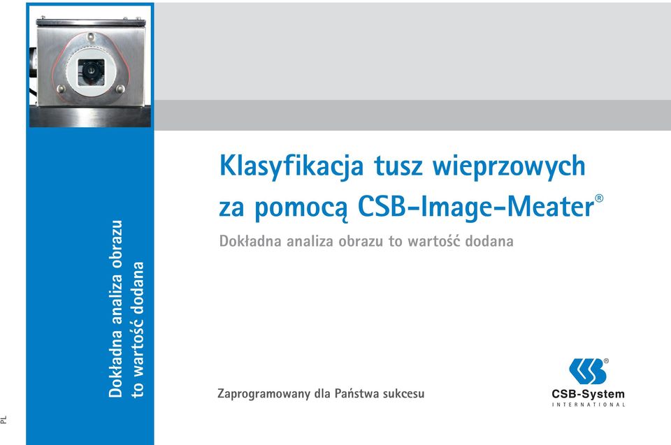 wieprzowych za pomocą CSB-Image-Meater Dokładna analiza