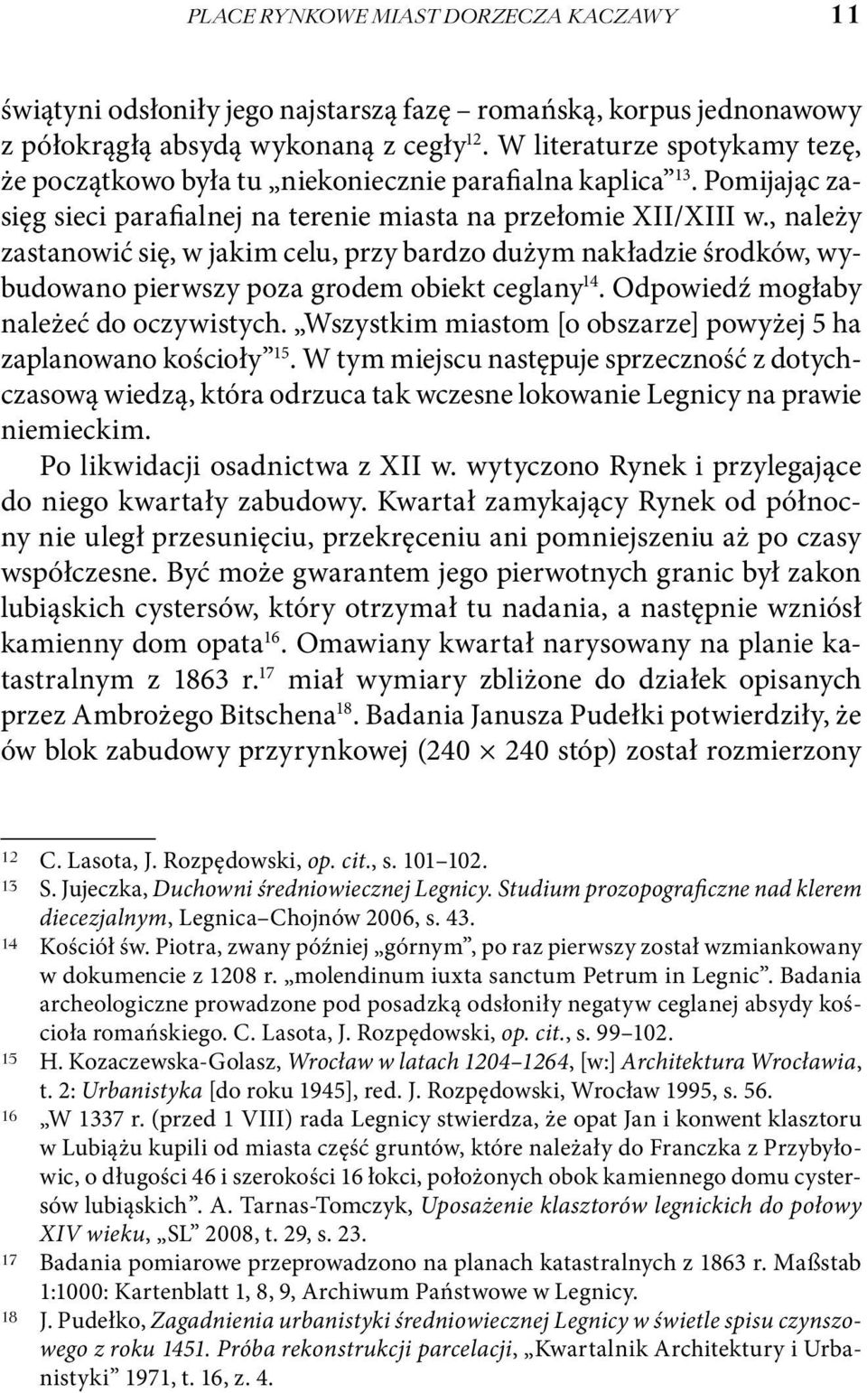 , należy zastanowić się, w jakim celu, przy bardzo dużym nakładzie środków, wybudowano pierwszy poza grodem obiekt ceglany 14. Odpowiedź mogłaby należeć do oczywistych.