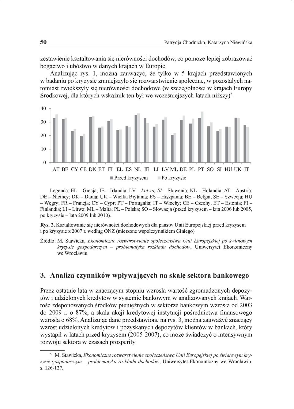 krajach Europy Środkowej, dla których wskaźnik ten był we wcześniejszych latach niższy) 5.