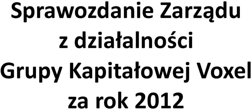 działalności