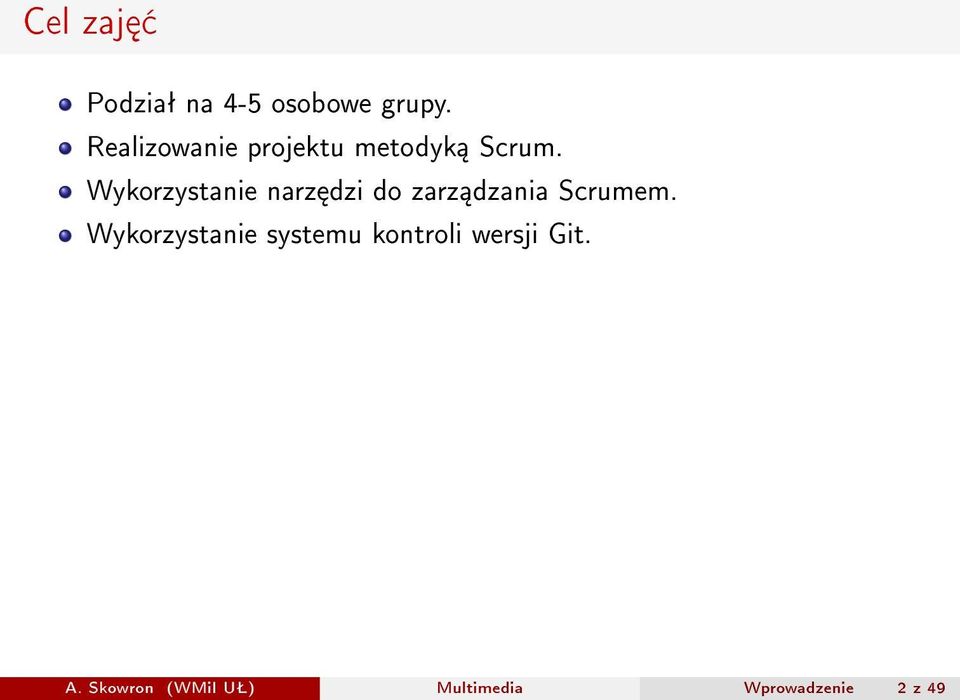 Wykorzystanie narz dzi do zarz dzania Scrumem.