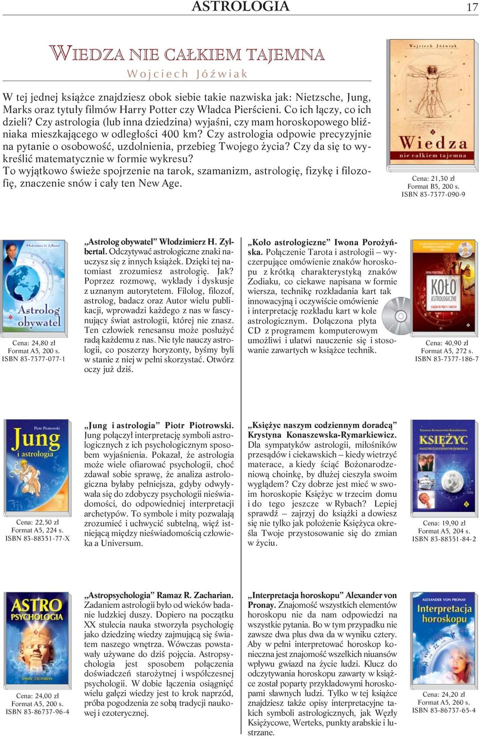 Czy astrologia odpowie precyzyjnie na pytanie o osobowoœæ, uzdolnienia, przebieg Twojego ycia? Czy da siê to wykreœliæ matematycznie w formie wykresu?