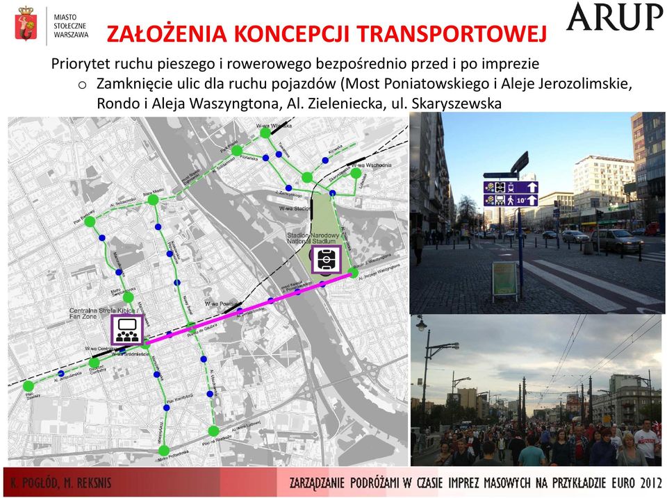 dla ruchu pojazdów (Most Poniatowskiego i Aleje