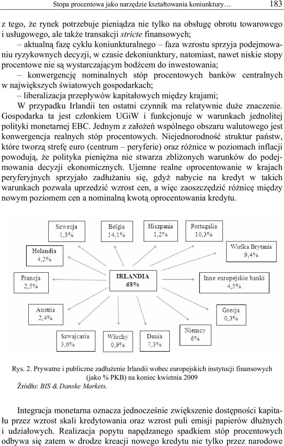 inwestowania; konwergencj nominalnych stóp procentowych banków centralnych w najwi kszych wiatowych gospodarkach; liberalizacja przep ywów kapita owych mi dzy krajami; W przypadku Irlandii ten