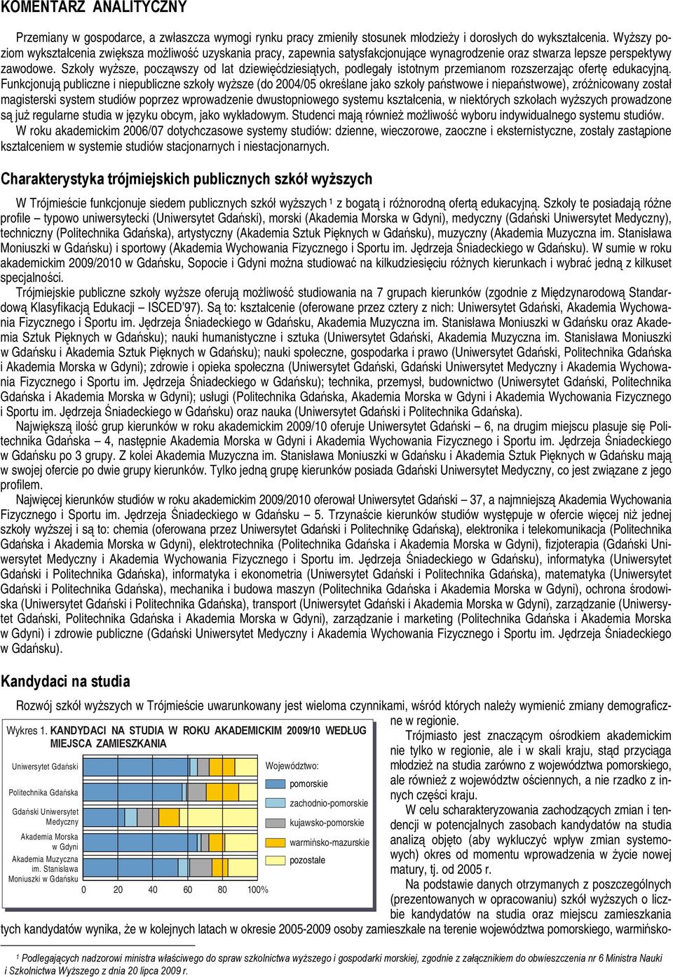 Szkoły wyższe, począwszy od lat dziewięćdziesiątych, podlegały istotnym przemianom rozszerzając ofertę edukacyjną.