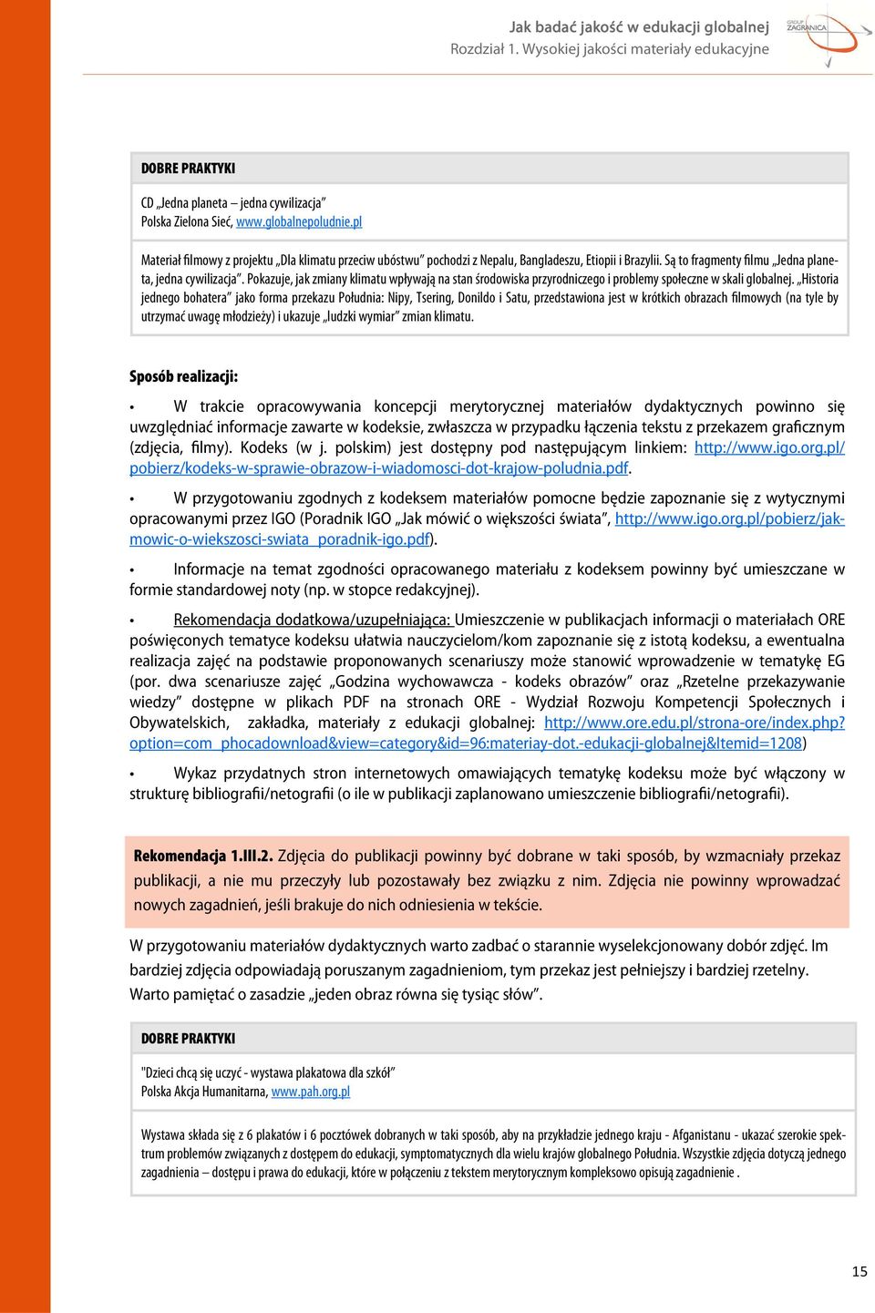 Pokazuje, jak zmiany klimatu wpływają na stan środowiska przyrodniczego i problemy społeczne w skali globalnej.