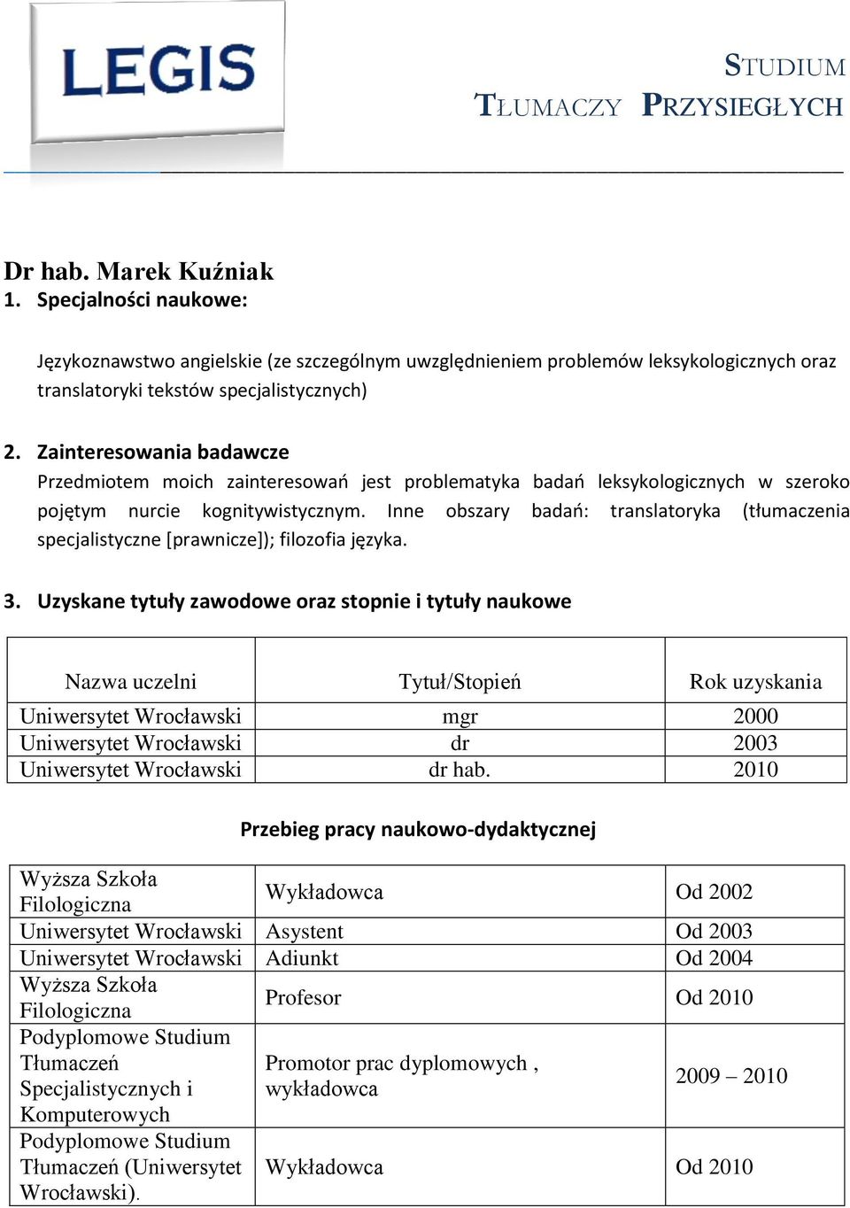 Zainteresowania badawcze Przedmiotem moich zainteresowań jest problematyka badań leksykologicznych w szeroko pojętym nurcie kognitywistycznym.