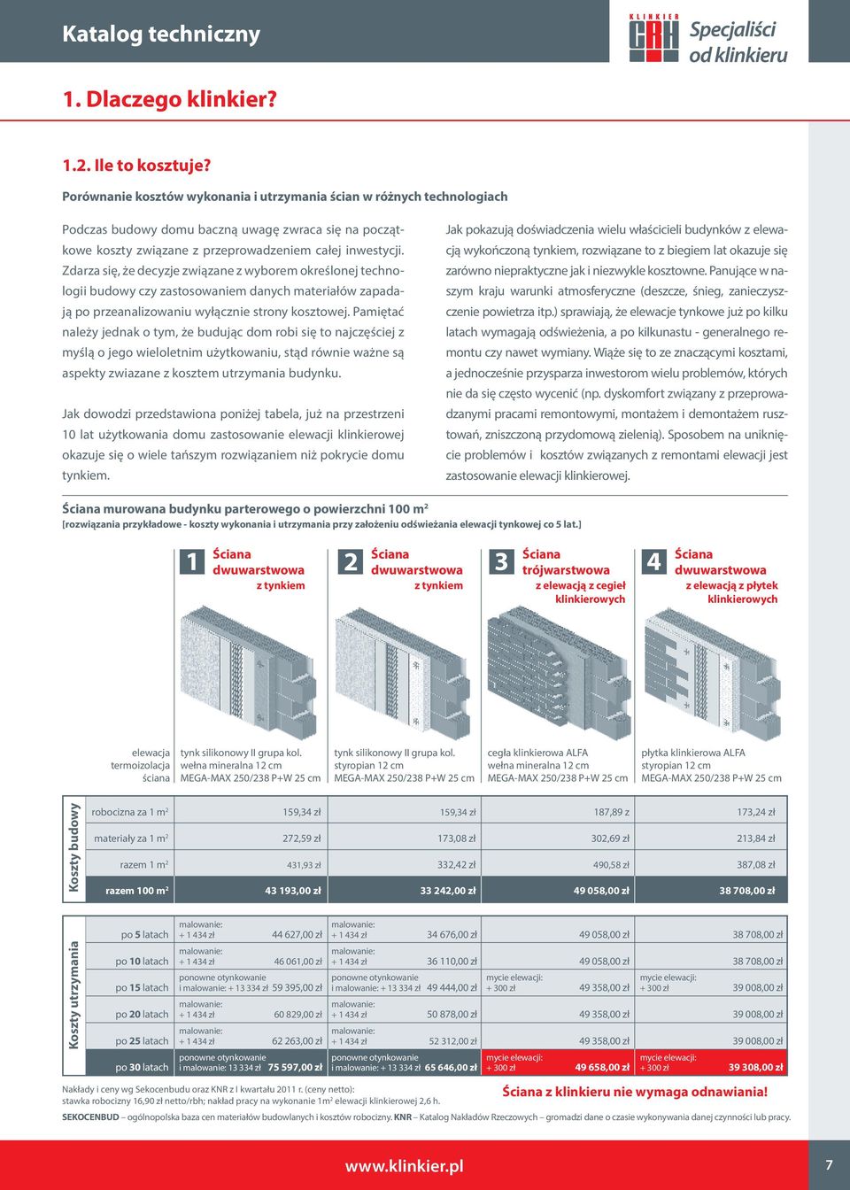 Zdarza się, że decyzje związane z wyborem określonej technologii budowy czy zastosowaniem danych materiałów zapadają po przeanalizowaniu wyłącznie strony kosztowej.