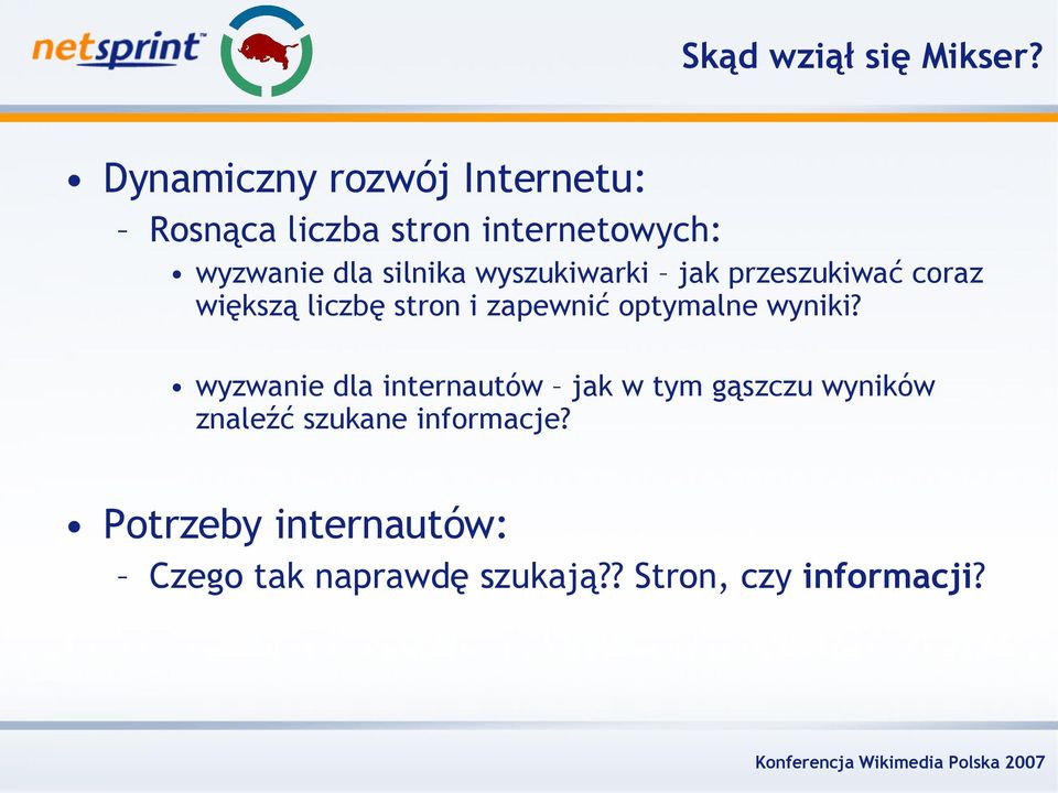 wyszukiwarki jak przeszukiwać coraz większą liczbę stron i zapewnić optymalne wyniki?