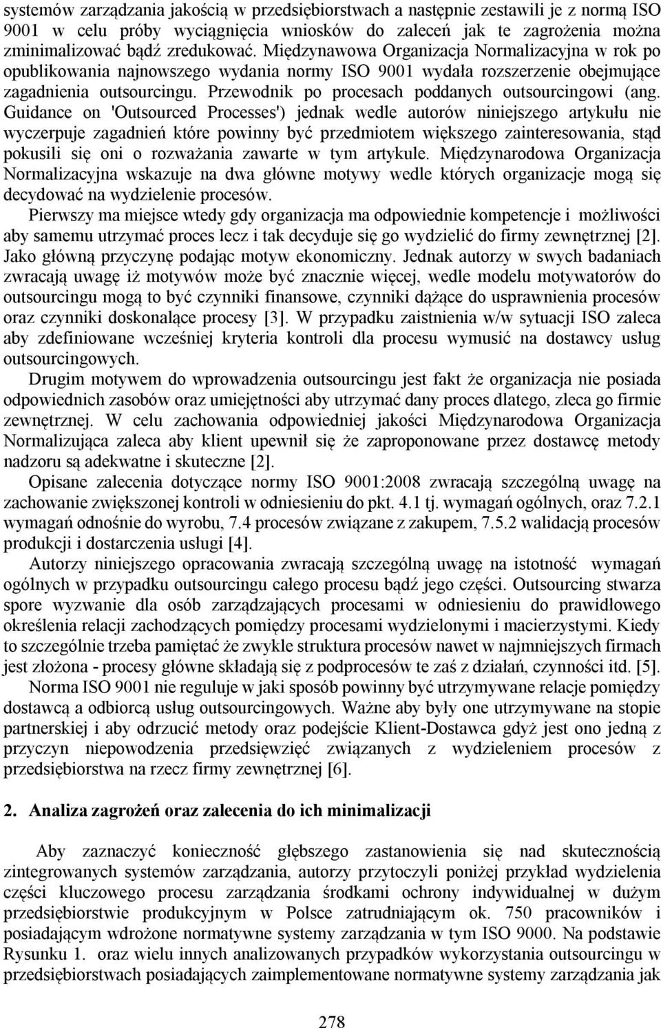 Przewodnik po procesach poddanych outsourcingowi (ang.