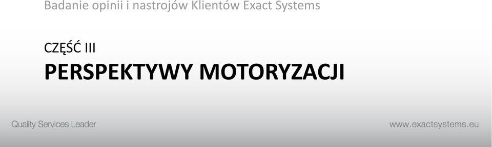 Exact Systems CZĘŚĆ