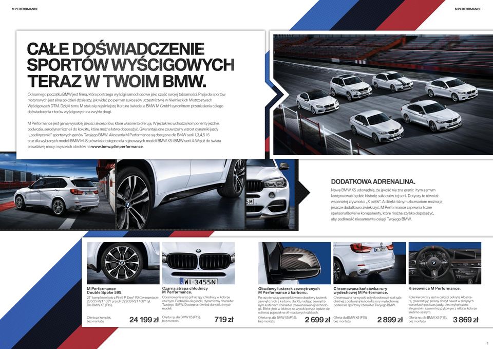 Dzięki temu M stała się najsilniejszą literą na świecie, a BMW M GmbH synonimem przeniesienia całego doświadczenia z torów wyścigowych na zwykłe drogi.