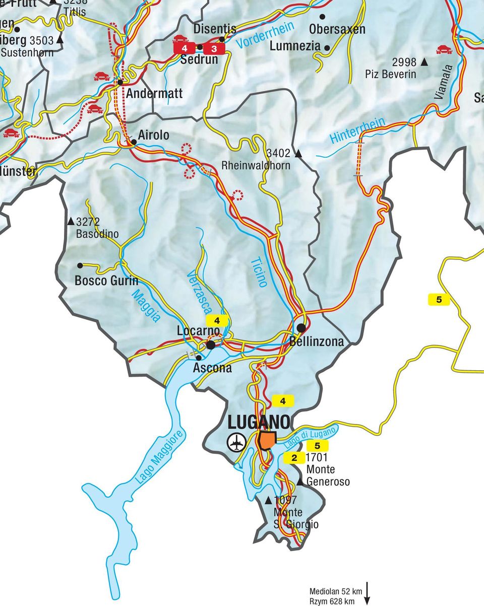 Basòdino Ticino Bosco Gurin 5 Verzasca Maggia 4 Locarno Bellinzona Ascona Lago Maggiore 4