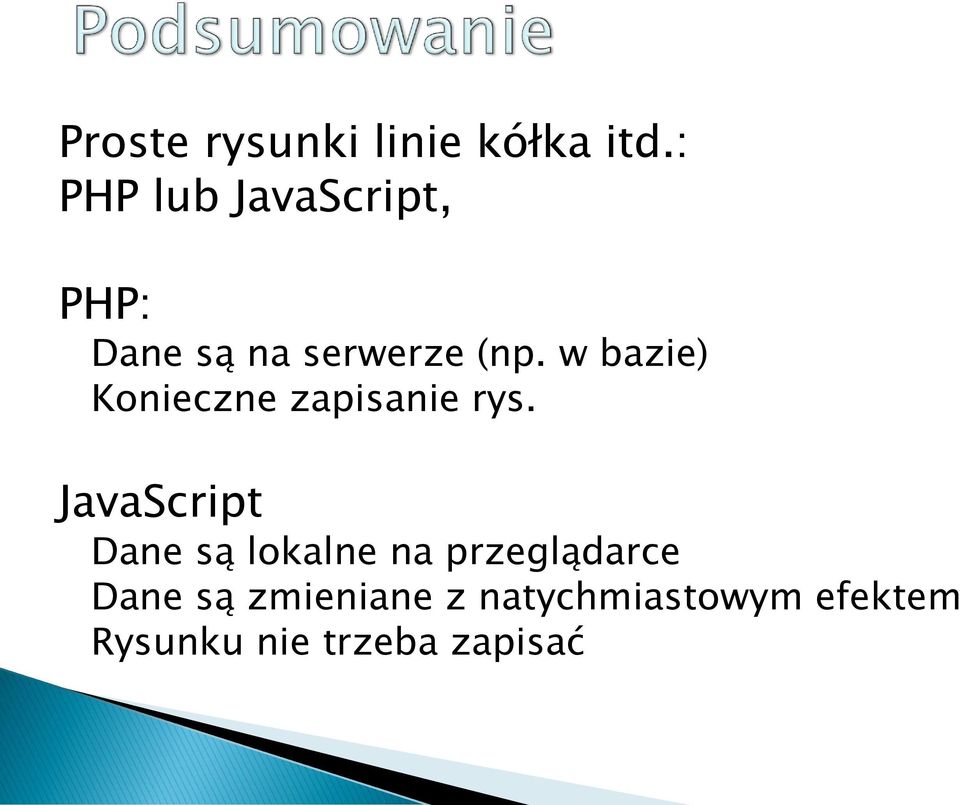 w bazie) Konieczne zapisanie rys.