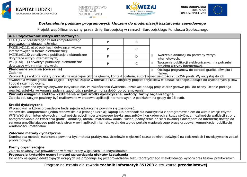 b)(11)1 użyć publikacji dotyczącej witryn internetowych w formie elektronicznej; KZ(E.