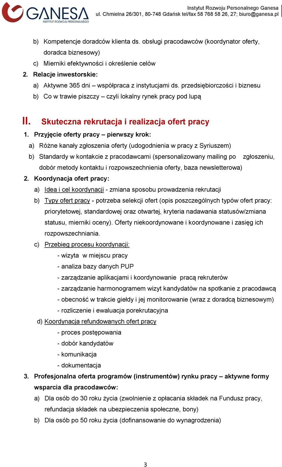 Skuteczna rekrutacja i realizacja ofert pracy 1.