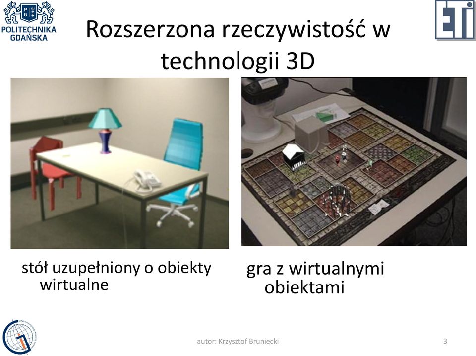 obiekty wirtualne gra z