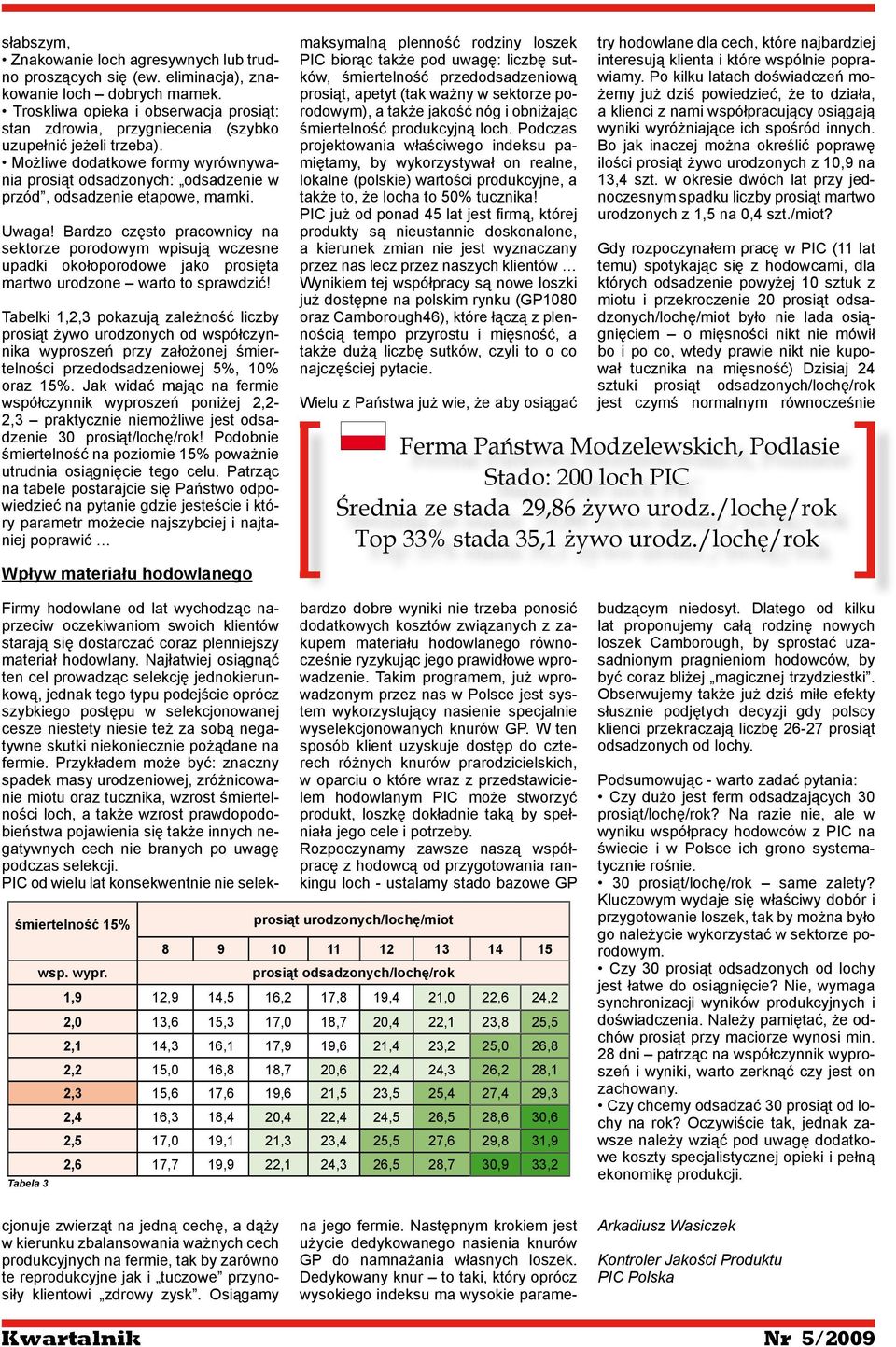 Możliwe dodatkowe formy wyrównywania prosiąt odsadzonych: odsadzenie w przód, odsadzenie etapowe, mamki. Uwaga!