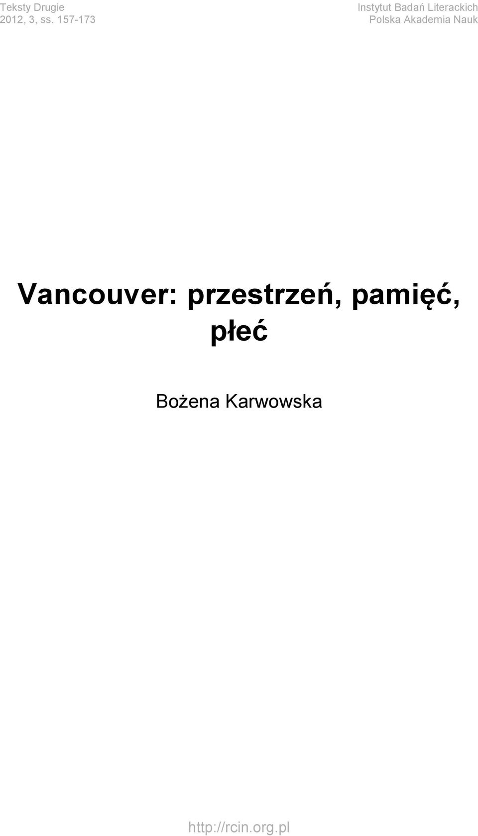 157-173 Polska Akademia Nauk