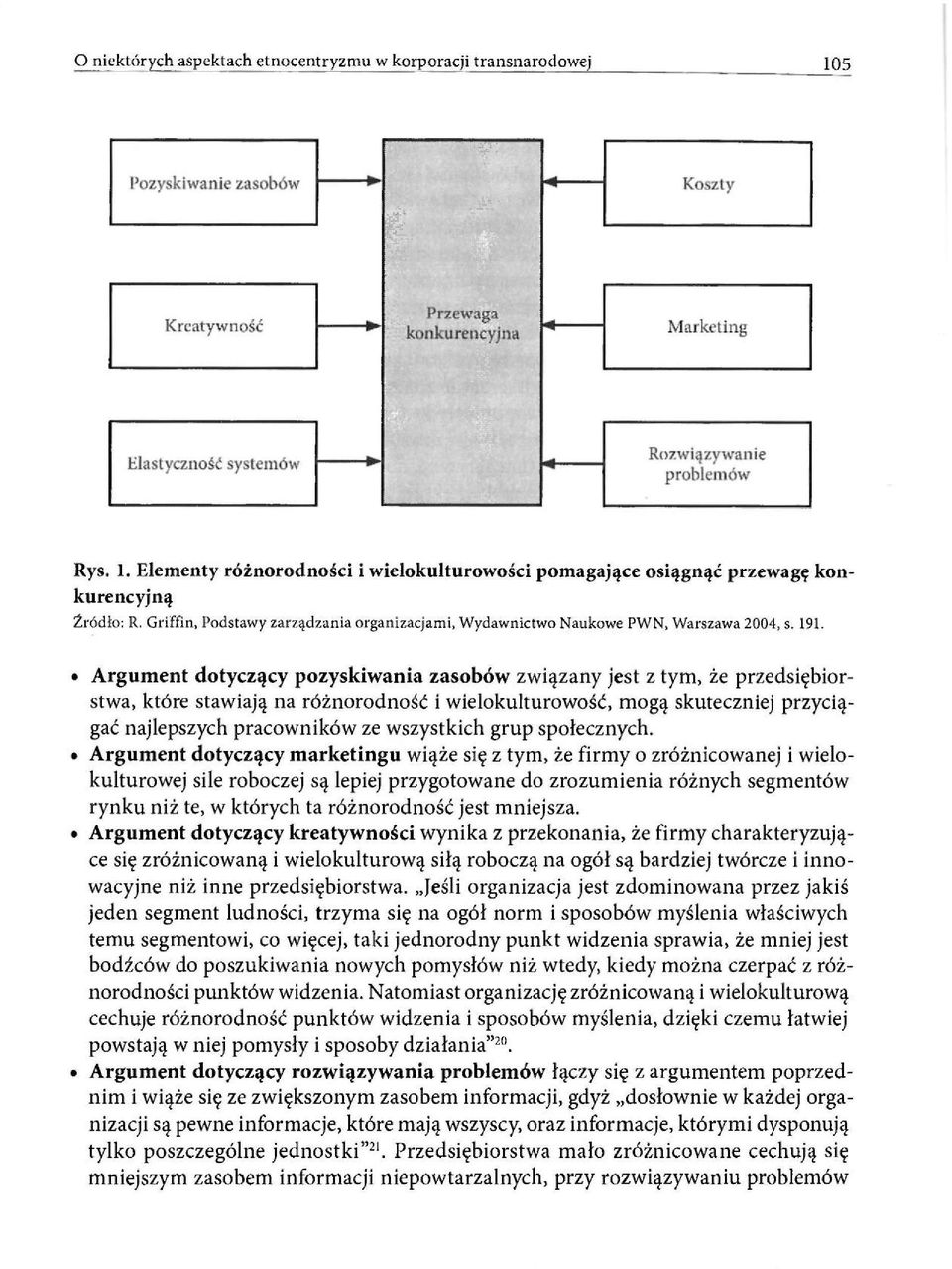 Argument dotyczący pozyskiwania zasobów związany jest z tym, że przedsiębiorstwa, które stawiają na różnorodność i wielokulturowość, mogą skuteczniej przyciągać najlepszych pracowników ze wszystkich